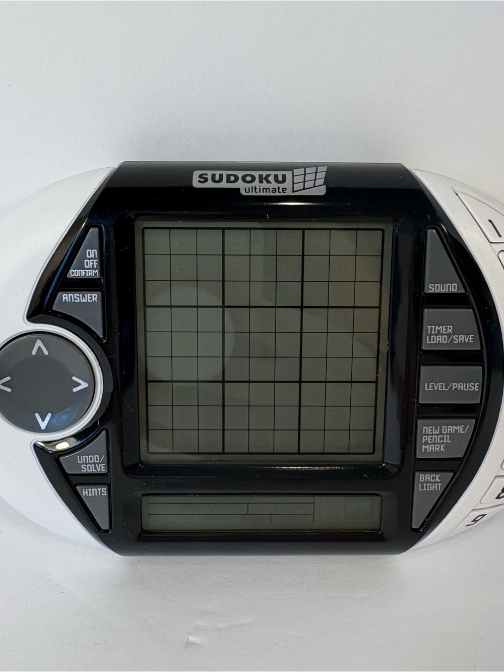 Sudoku ULTIMATE Electronic Handheld LCD Travel Game Screen WORKS